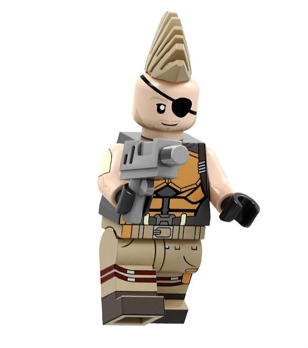 Battlehawk Skin from Fortnite Custom Minifigure