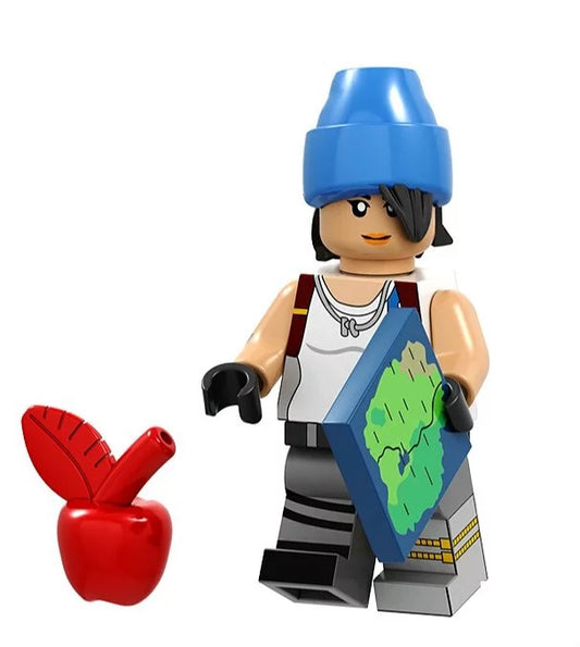 Blue Team Leader Skin from Fortnite Custom Minifigure