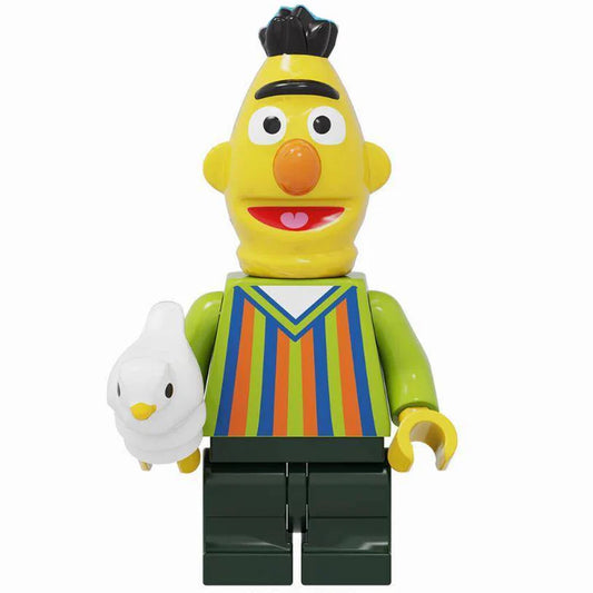 Bert Sesame Street Custom Minifigure